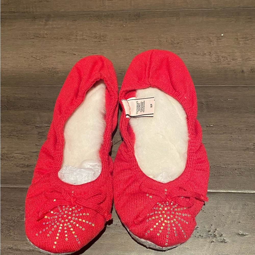 Victoria’s Secret Pink Ballet Slippers size small New with Tags